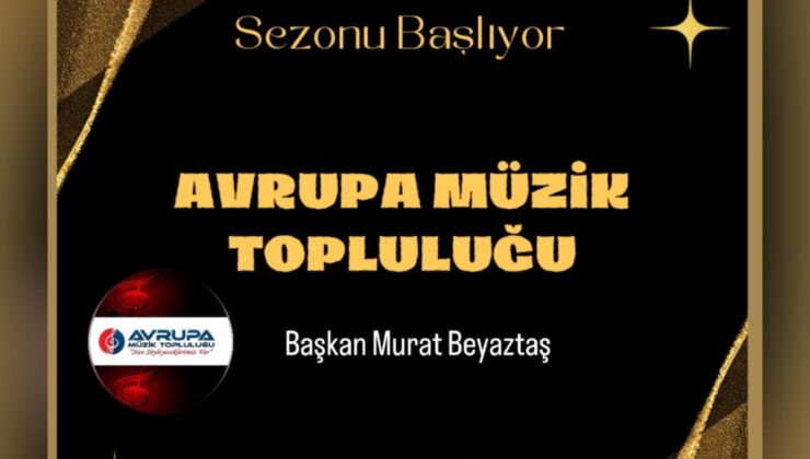 Avrupa Müzik Topluluğu kapılarını açıyor