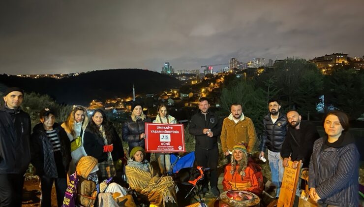 Ümraniye’de hayvan barınağı önünde yaşam hakkı savunucuları nöbete devam ediyor